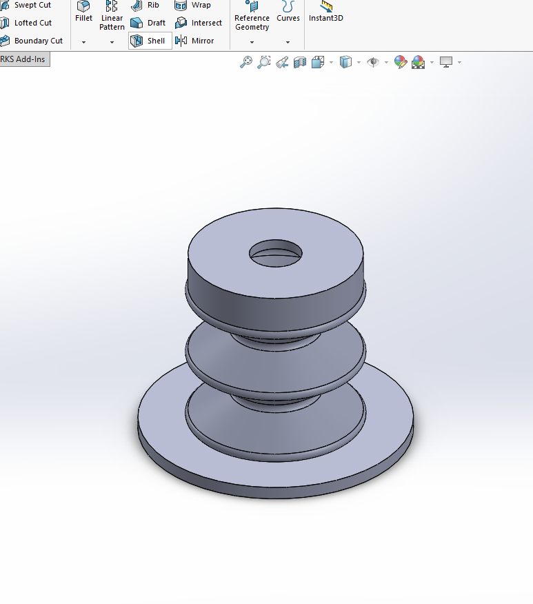Small custom 3D printed component made from PU (tough rubber), no design services