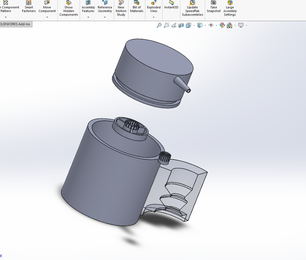 Medium-Sized 3D-Printed PLA Component with Design Assistance
