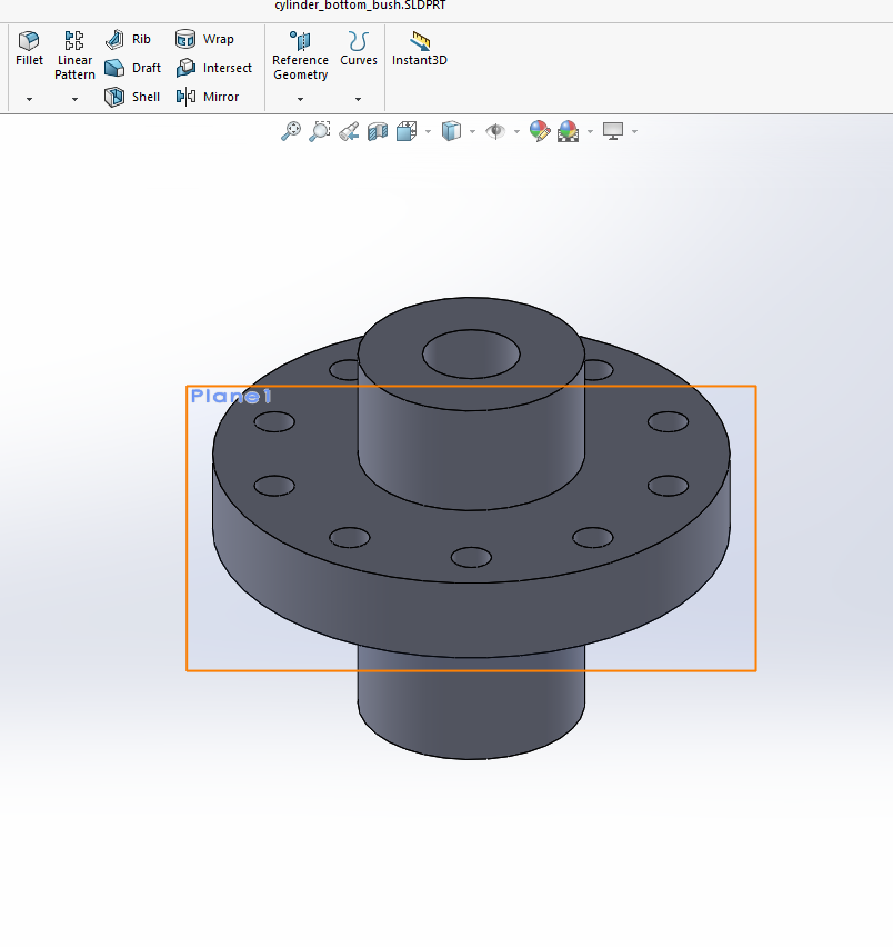 Medium-Sized 3D-Printed PLA Component with Design Assistance