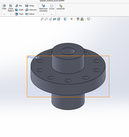Medium-Sized 3D-Printed PLA Component with Design Assistance